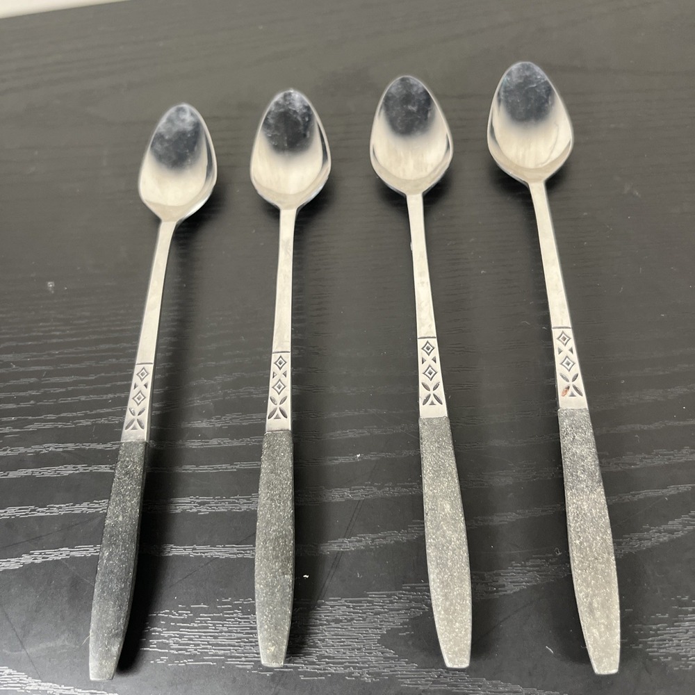Ekco‎ Eterna Flatware Forced Stainless Dessert Spoons x4 - Picture 2 of 12